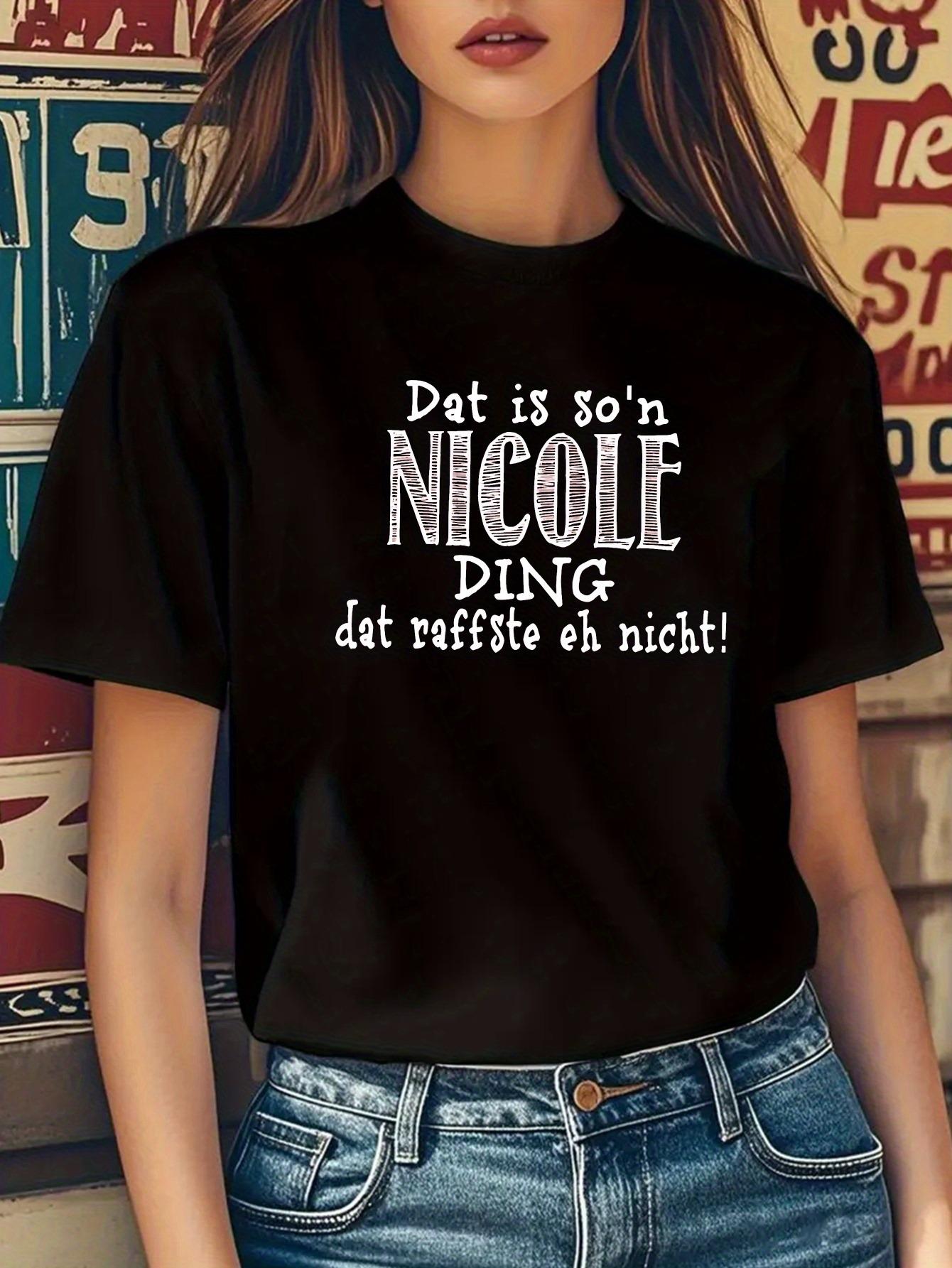 T-Shirt y2k Teediy Nicole T Black/White XL