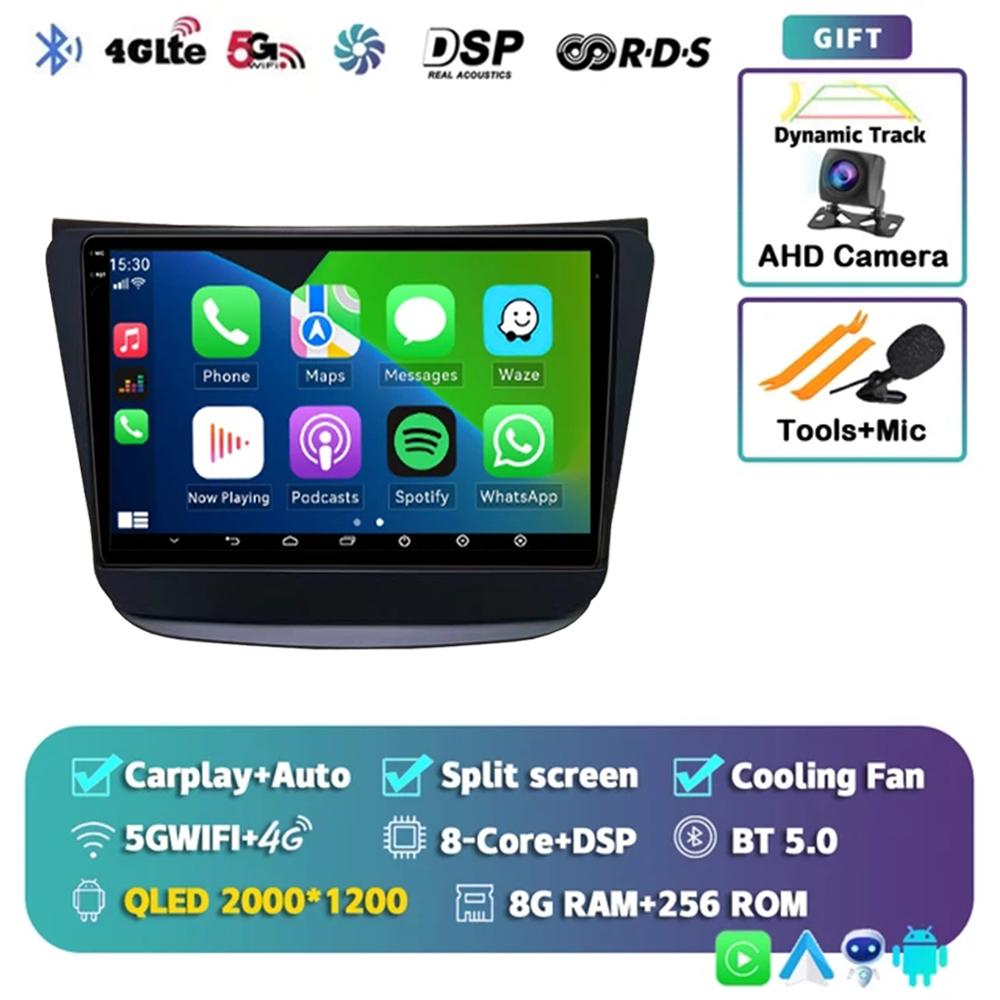 9 inches Android 14 Carplay Auto 4G+WiFi DSP For Suzuki WAGON R 2019+ Car Radio Multimedia Video Player GPS Head Unit Stereo BT