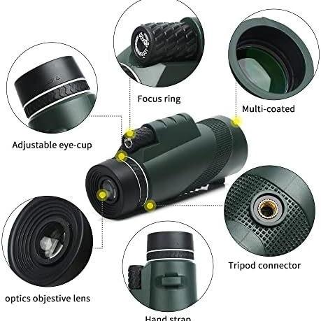 Phone Telescope with A Large Aperture of 80x100, High Magnification and High-definition Outdoor Low Light Night Vision