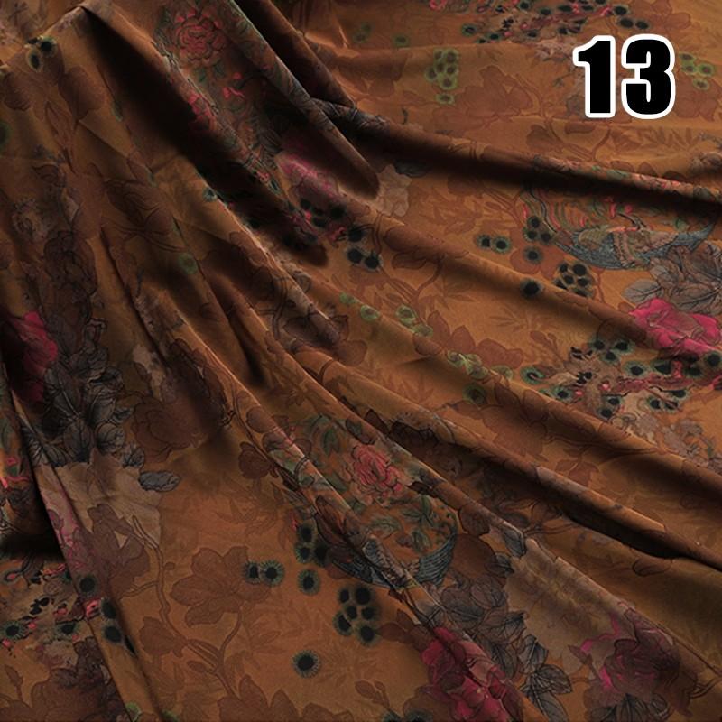 50x150cm Simulated Silk Fafric Fragrant Cloud Yarn Gauze Material DIY Cheongsam Hanfu Dress Sewing Polyester Material