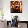 New Arrival 5D DIY Full Circle Diamond Painting "Lion" Embroidery Cross Stitch Home Decor Gift