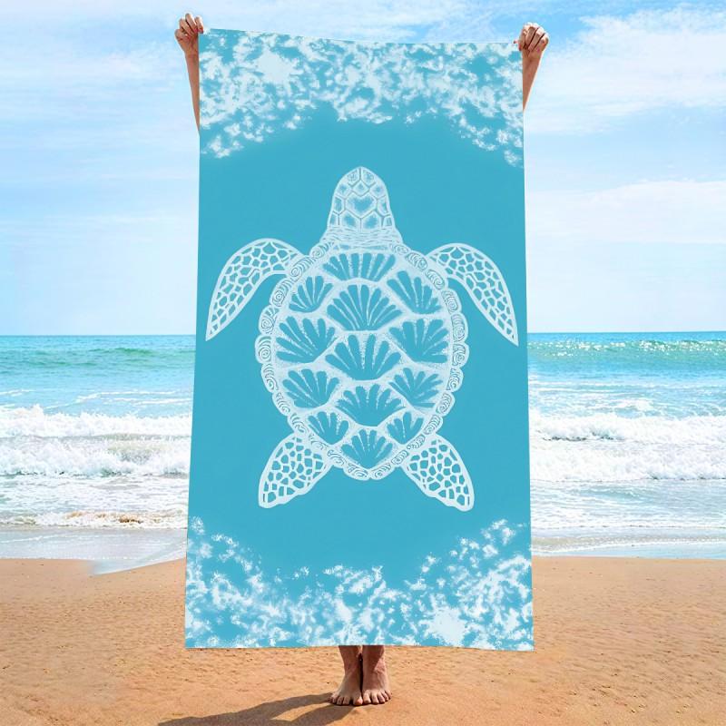 Ultra Absorbent Microfiber Beach Towel Quick Dry Printed Large Bath 90x180cm