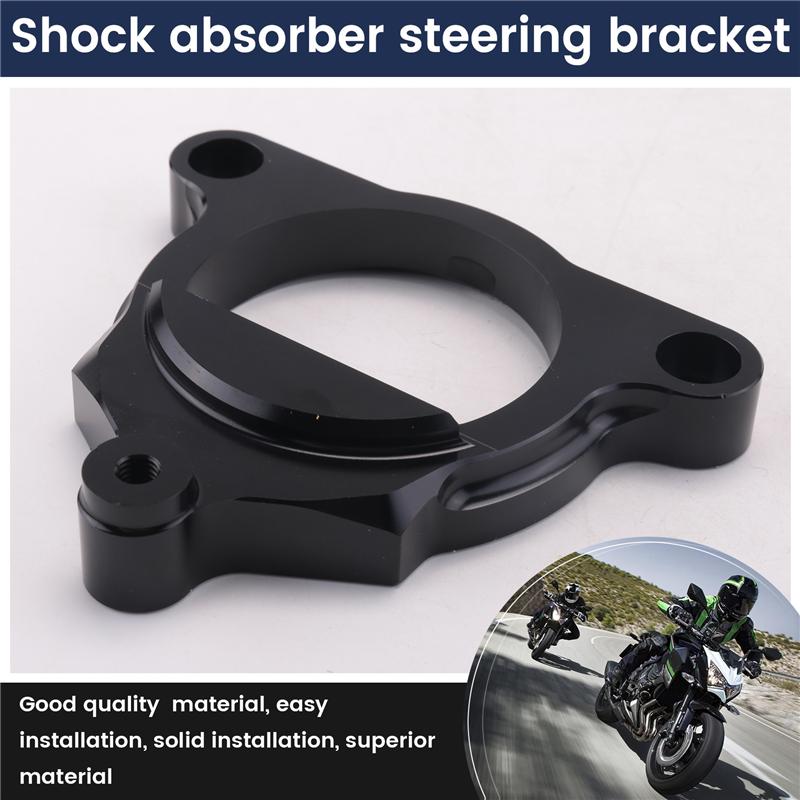 Damper Steering Stabilizer Bracket Kit For Kawasaki Z800 Z800E Motorcycle Accessories Damper Bracket Mount чёрный