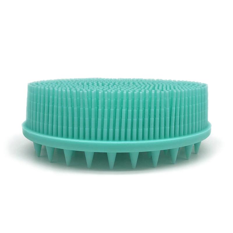 Weicher Silikon-Körperwaschschwamm für Babydusche Sanfter SPA Peeling-Massagebürste Körperwaschmittel Rückenreiniger Badeutensil