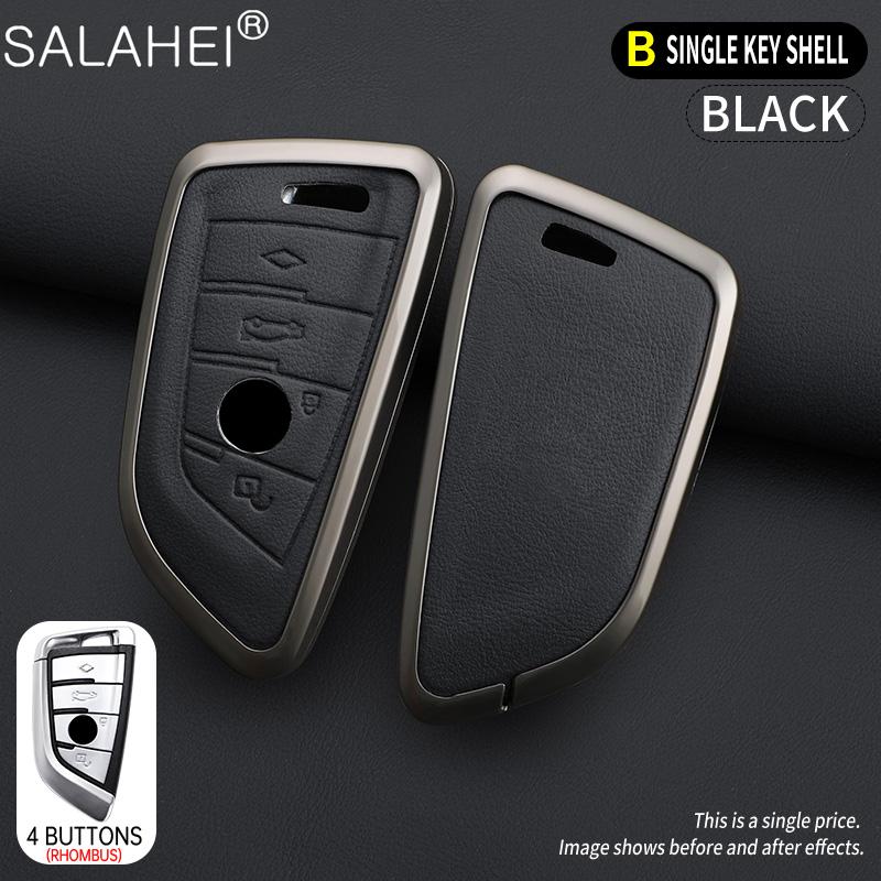 bqwdy8 New Leather Car Remote Key Case Cover Protector Shell For BMW 1 3 5 7 Series X1 X3 X4 X5 F10 F15 F16 F20 F30 F18 F25 M3 M4 E34