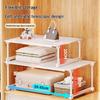 Expandable Closet Shelf Divider, Adjustable Wardrobe Organizer Rack, Stackable Storage Shelf for Cabinet Interior Organization