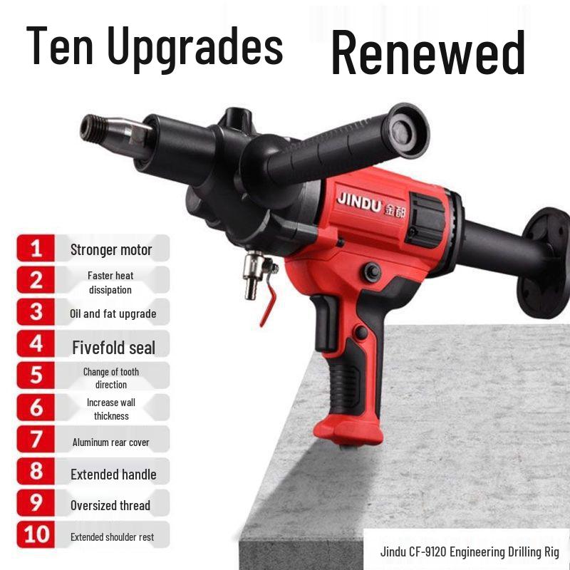 High-Power Handheld and Desktop Diamond Core Drill for Concrete Engineering