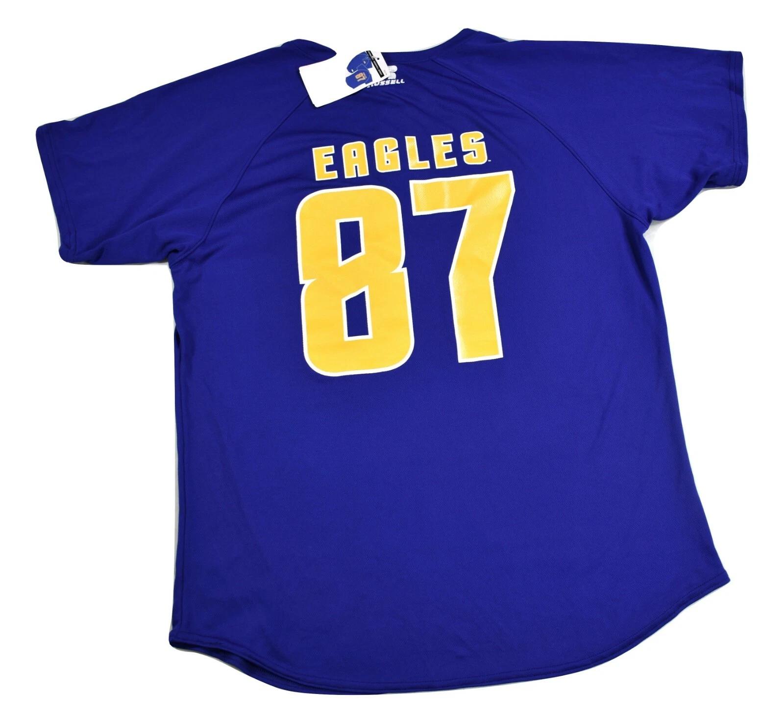 

Russell Athletics Mens Eagles Baseball Henley Shirt New L XL