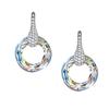 Accessories Fashion, Creative Color Zircon Earrings Women, Earrings Versatile Earrings