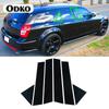 6Pcs Car Window Pillar Posts Trims Cover Sticker Exterior Parts for Chrysler 300/300C/Dodge Magnum 2005 2006 2007 2008 2009 2010