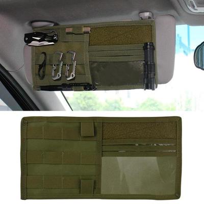 Car Visor Organizer Car Visor Photo Holder Sunglasses Organizer Elastic Bands Visor Card Pen Holder Car Organization Accessories