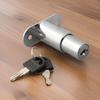 Lock With Keys Home Sliding Door Closet Showcase Furniture Cylinder Head Plunger Wardrobe Cupboard Lock Sliding Door Lock Buckle