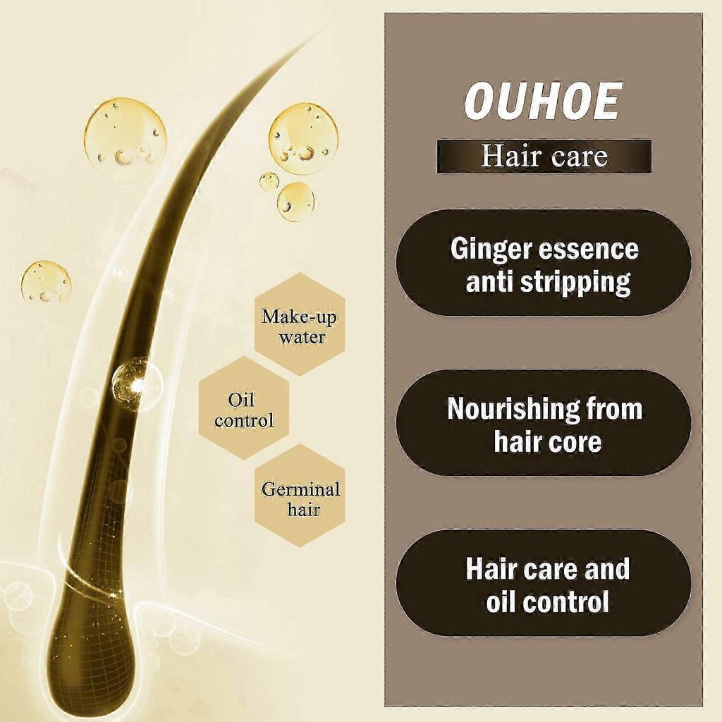 Ginger Hair Treatment Spray - Nourishing Anti-Hair Loss Formula with Ginseng & Gentian Extracts