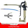 Yellow Universal High-Pressure Pneumatic Grease Gun with Leak-Proof Handle and Electric Nozzle Accessories