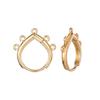 Zhongxing Teardrop Zircon Pearl Ear Cuffs - DIY European and American Style Jewelry Accessories