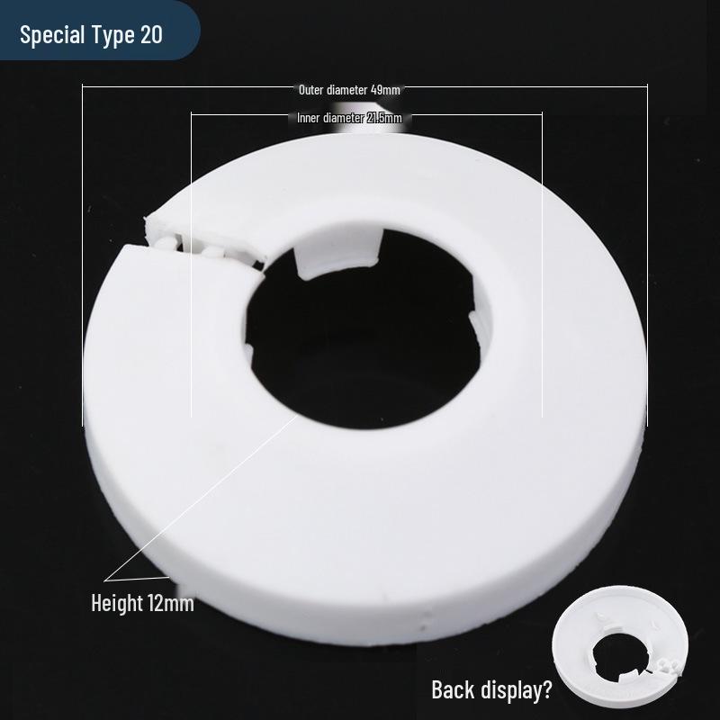 Decorative Pipe Cover Ring for Air Conditioning and Heating Valves