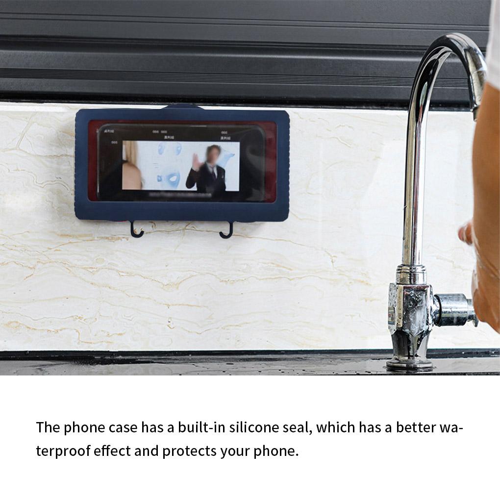 Bathroom Toilet Mobile Phone Holder Box Wall Mounted Soap Bracket 6 Inch