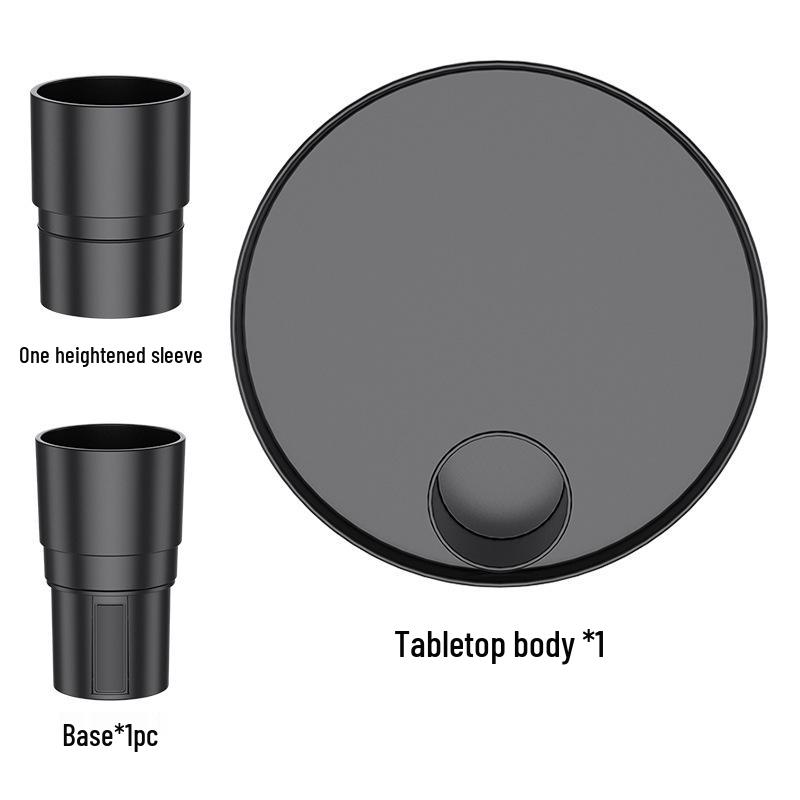 

Portable Cup Holder & Small Dining Table for Electric Vehicles чорний