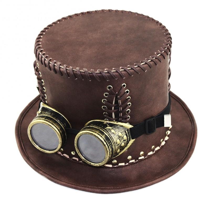 Cappello da Medico della Peste Punk Unisex Steampunk Fedora Costume di Halloween Festa Cosplay