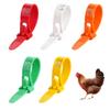 50/100 Piezas Anillo para Pata de Pollo Brida de Cable Ajustable Animales de Granja Etiqueta para Cría de Aves Marcador de Pavo Anillo para Pata Reconocimiento de Identidad