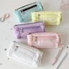 Pencil Pouches Makeup Bag School Office Stationeries Supply Bag Pen Box Pencil Case For Kids Students Desktop Organizers