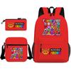 Peripheral heat transfer rhythm box cartoon animation primary school students third grade light load reduction large capacity backpack L