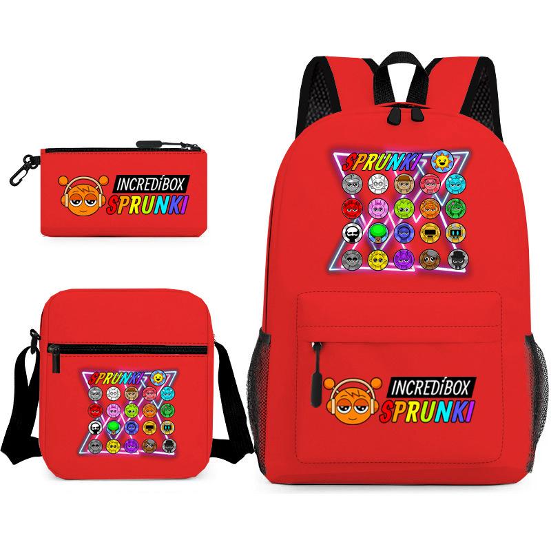 Peripheral Heat Transfer Rhythm Box Cartoon Animation Primary School Students Third Grade Light Load Reduction Large Capacity Backpack L