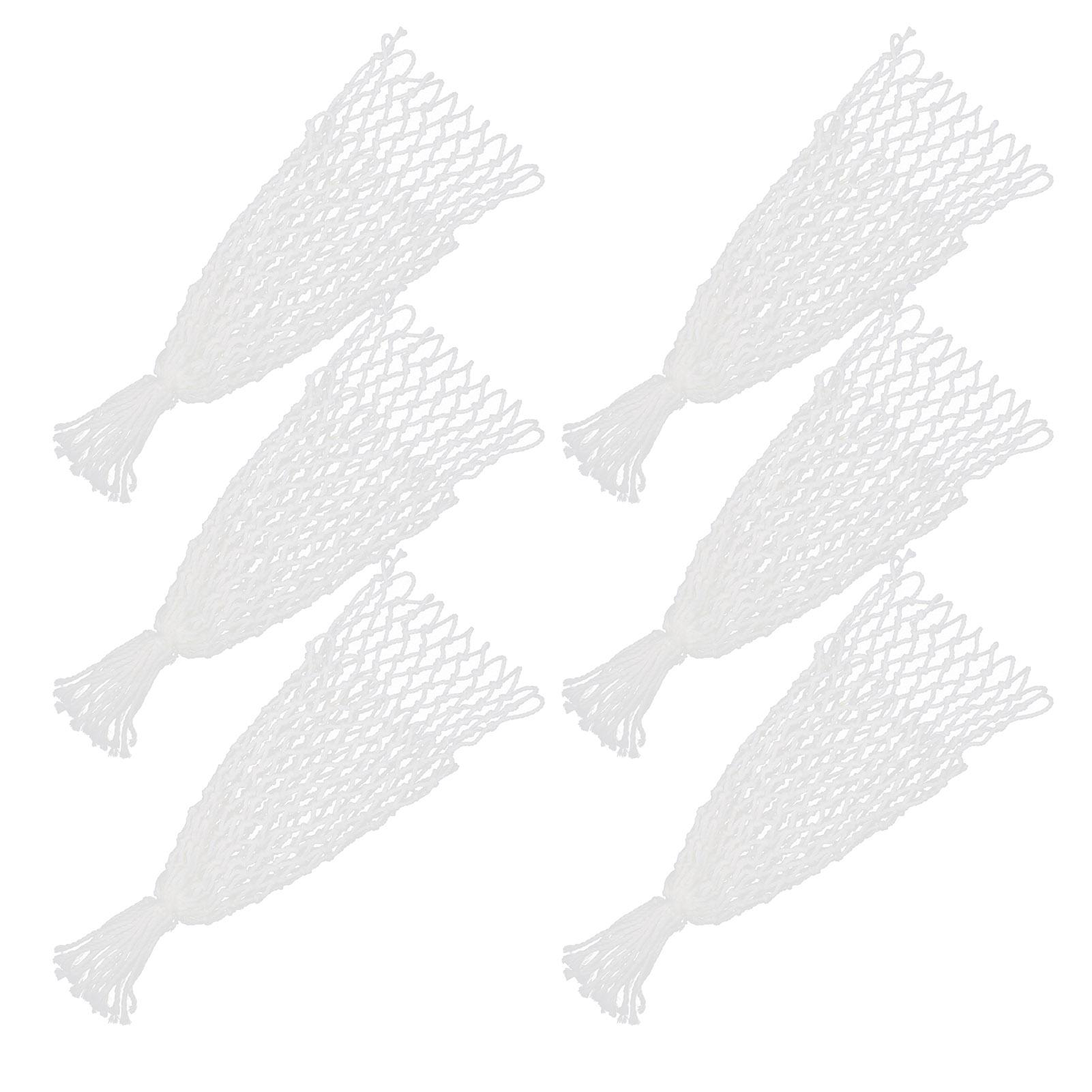 

6PCS Billiards Net Pocket Cotton Mesh Bag Pool White Durable Pool Table Accessories