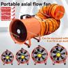 Portable Axial Exhaust Fan Blower 220V Industrial Ventilation Equipment for Tunnel Painting