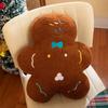Man Plush Gingerbread Toy Stuffed Doll Christmas Decorations Cushion 45cm Gifts