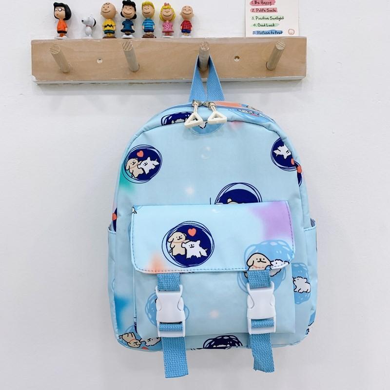 Dog Cute Maltese Cartoon Patterned Children Backpack For Boys And Use Girls