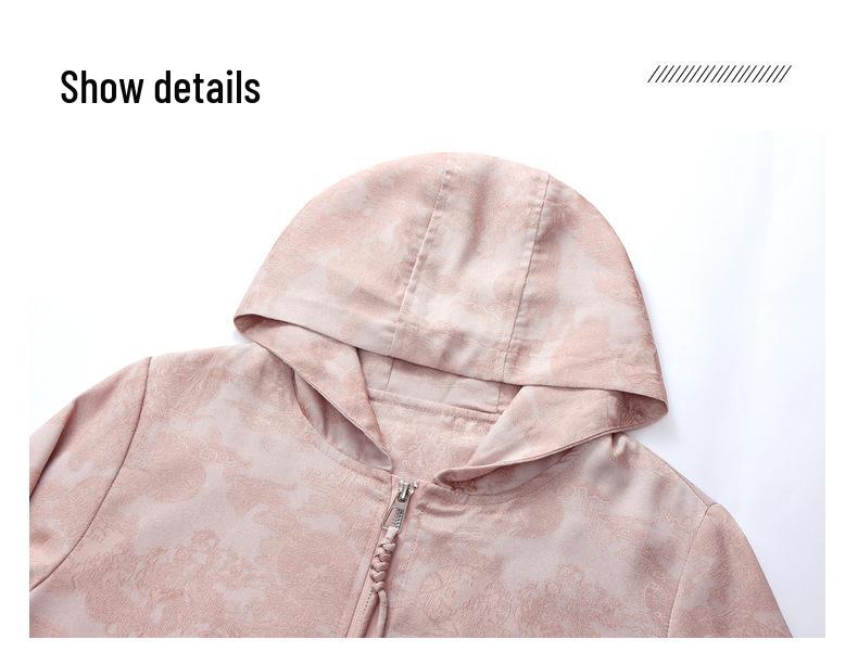 Hooded Spring Jacket for Women 40-60: Plus Size, Stylish & Comfortable for Middle-Aged & Elderly.