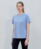 BASIC HOUSE Women'S Cool Breeze Raglan Round Short Sleeve T-Shirt Blue Lzts3223 (Type B)