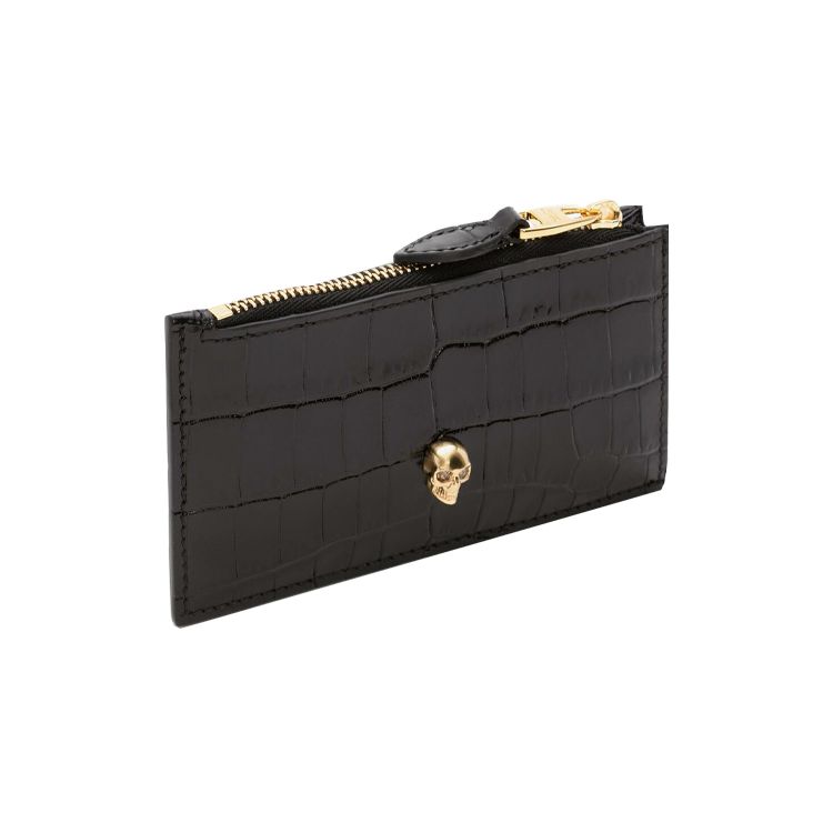 Alexander Mcqueen Zip Pouch Black Women Pouches 6320371JMFG1050