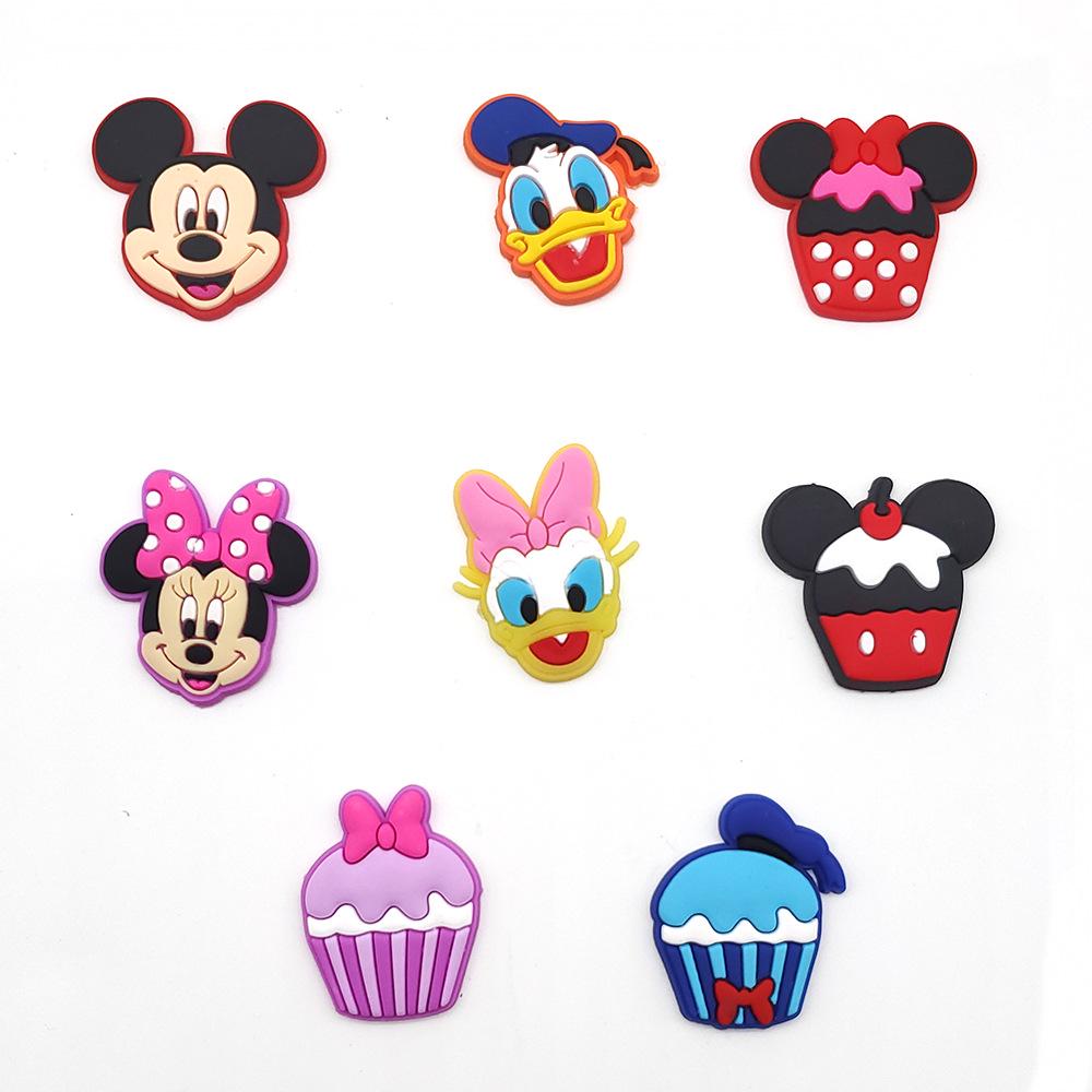 Disney Mickey & Donald Shoe Charms – PVC Beach Shoe Decorations