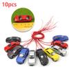 10Pcs/Set 1:87-1:100 H0 In The Illuminated Model Car Train With Wires And Bulbs 45x16x11mm For H0/ TT-Gifts