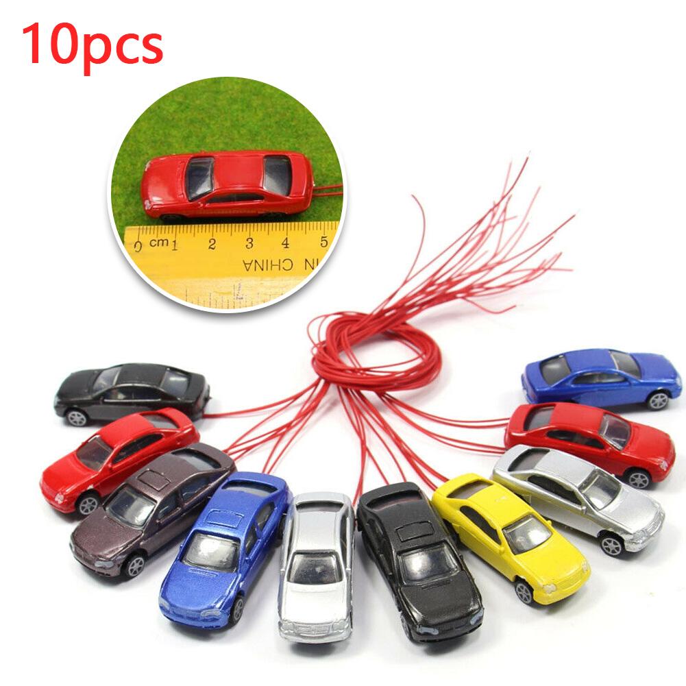 10Pcs/Set 1:87-1:100 H0 In The Illuminated Model Car Train With Wires And Bulbs 45x16x11mm For H0/ TT-Gifts