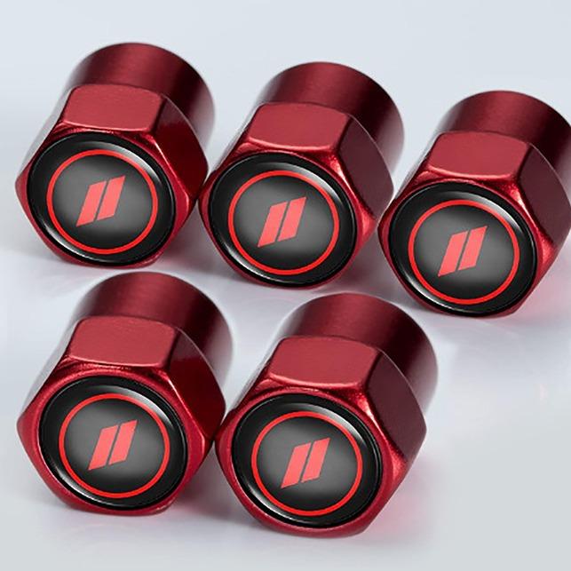 Tire Caps Personalized Valve Caps Stainless Steel Air Caps 4 Pack