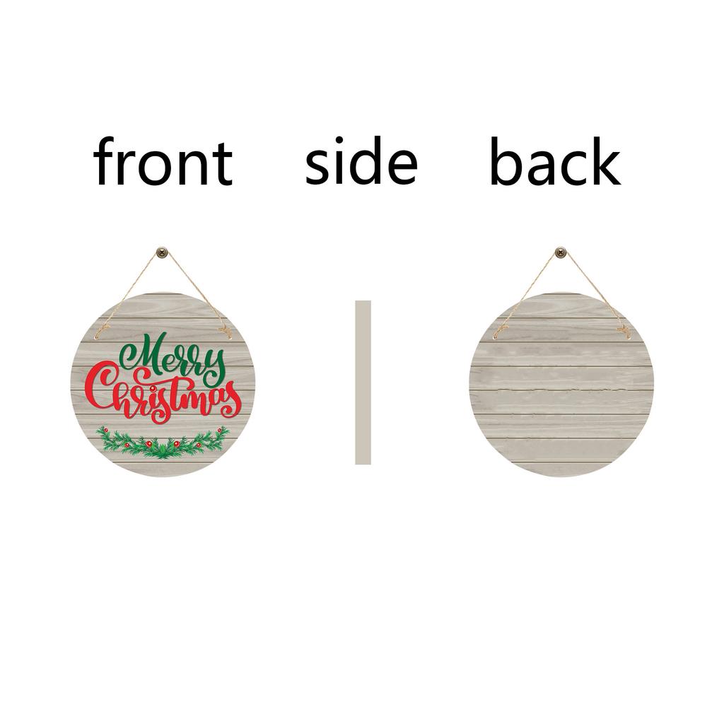 Christmas New Door Hanging Christmas Holiday Party Atmosphere Decoration Hanging Door Sign Customization
