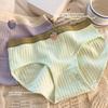 5Pcs Knitted Fabric Seamless Triangle Panties Large Size Mid Waist Underwear  Comfortable Daily Wear