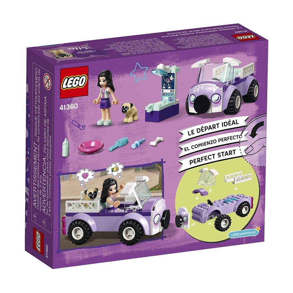 LEGO Friends Emma's Animal Clinic Car 41360 Building Blocks Toy for Girls