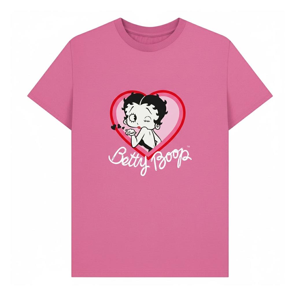 Betty Boop Unisex Adult Blow A Kiss T-Shirt