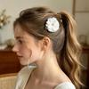 Hair Pin 3D Simulated Flower Design Side Back Hairdos Hair Clip Beach Vacation Hair Pin Fairy Style Hair Accessory