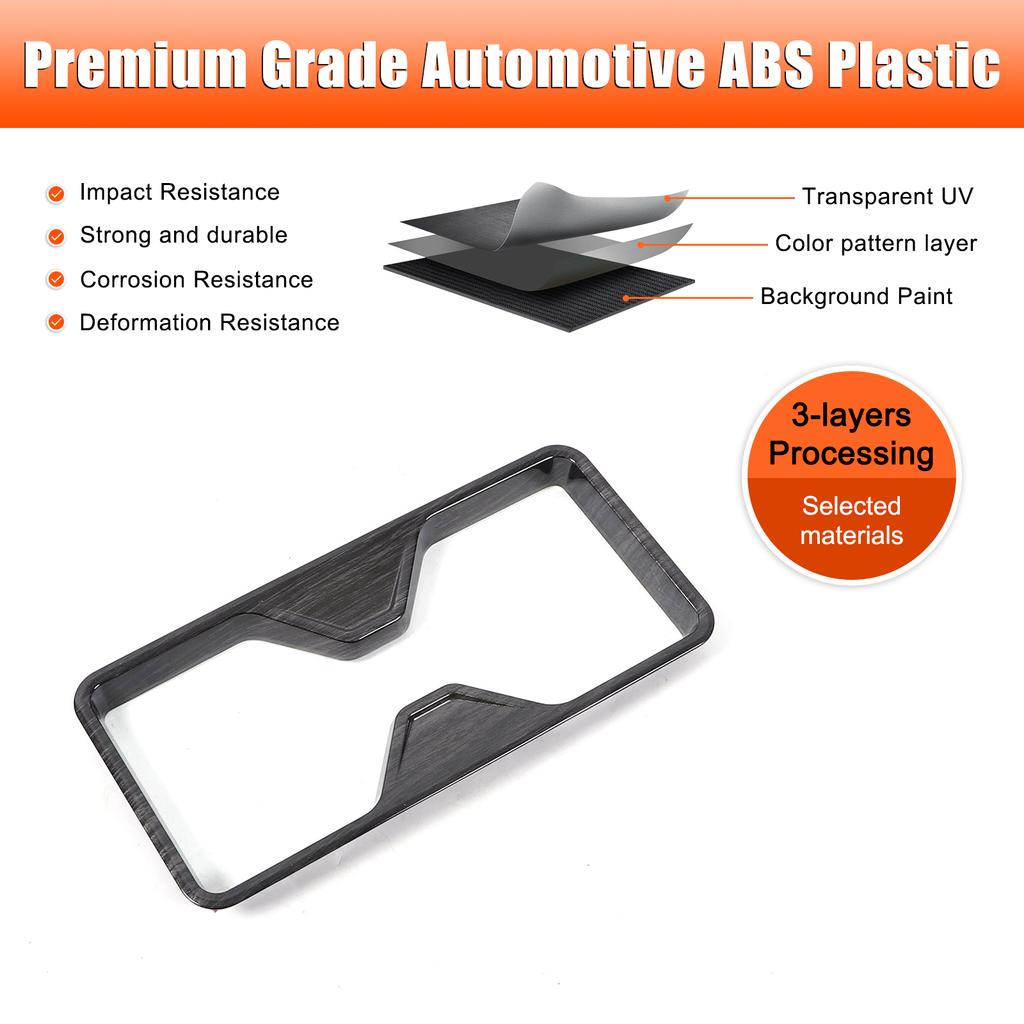 Grain Interior Center Cup Holder Cover For Toyota Prado Land cruiser LC250 2024