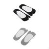 2 Pairs Women Cotton Two Toe Low Cut Socks
