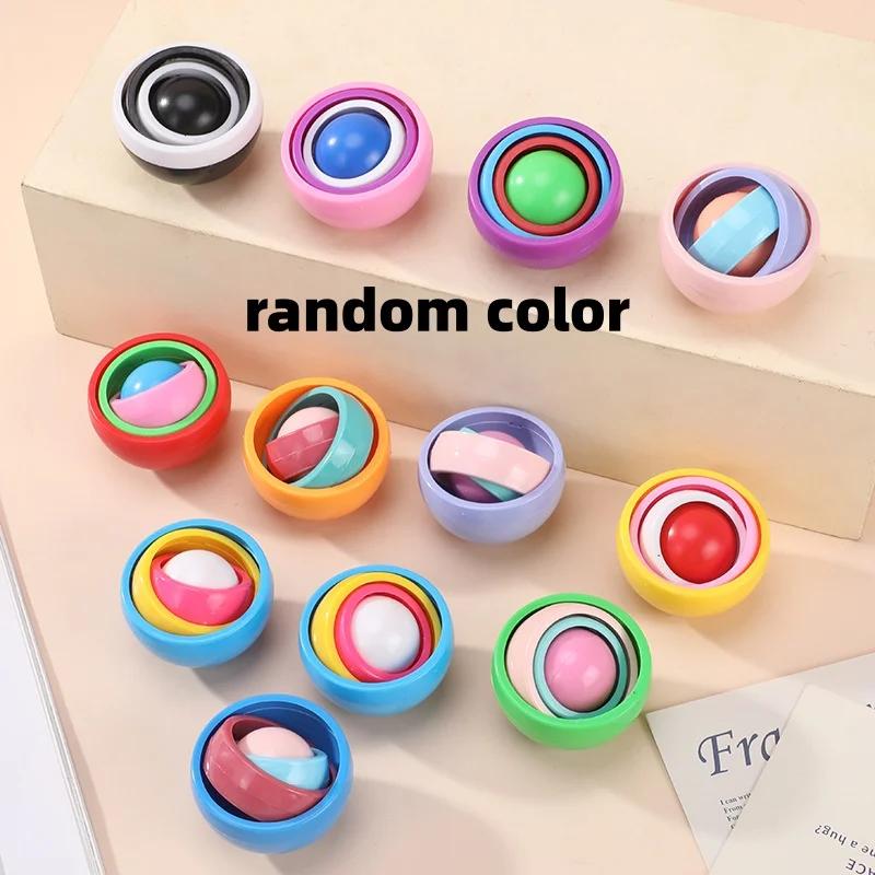 

Fun Fidget Toys Spinner Gyro Ball Infinite Flip Decompression Sensory Toy ADHD Autism Stress Relief Toys Party Favors Gift
