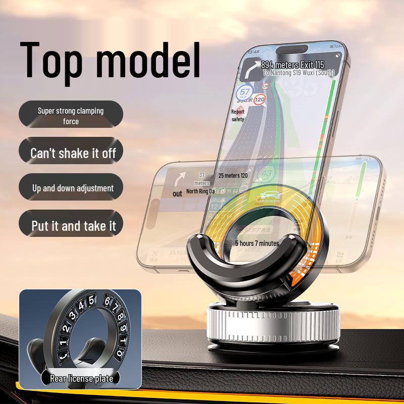 

Car Phone Holder with Vacuum Suction - CE/FCC/RoHS Certified, Customizable Car Accessory