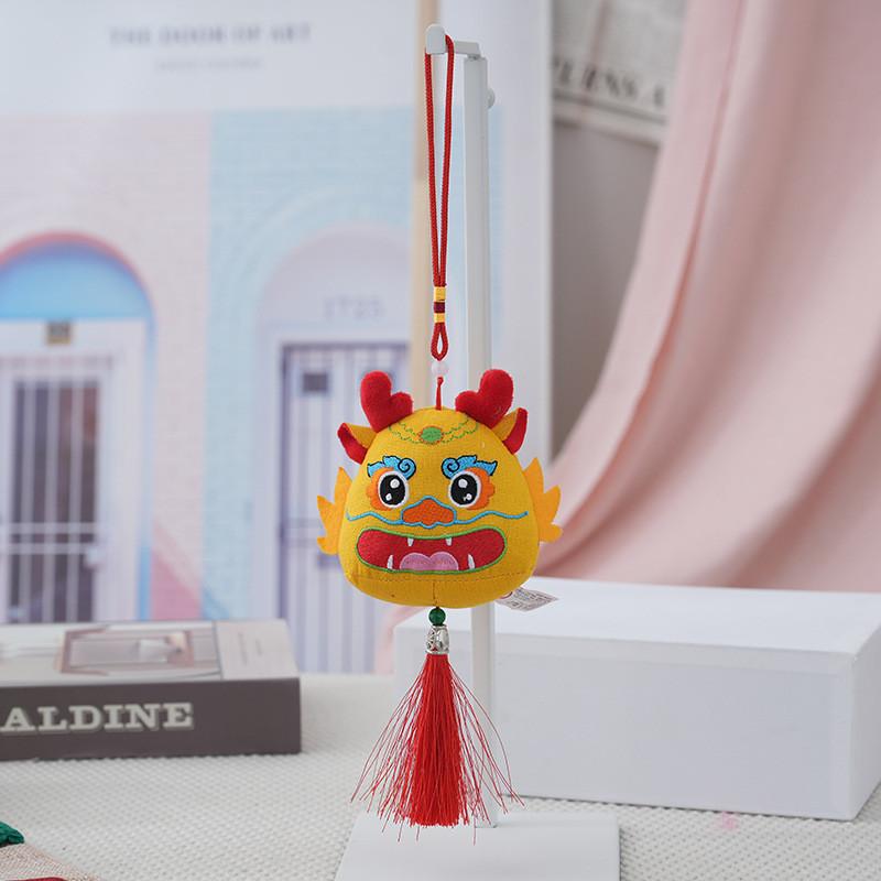 

Adorable 2024 Year Of The Dragon Plush Toy Soft Short Plush Red Blue Gold Gold10cm