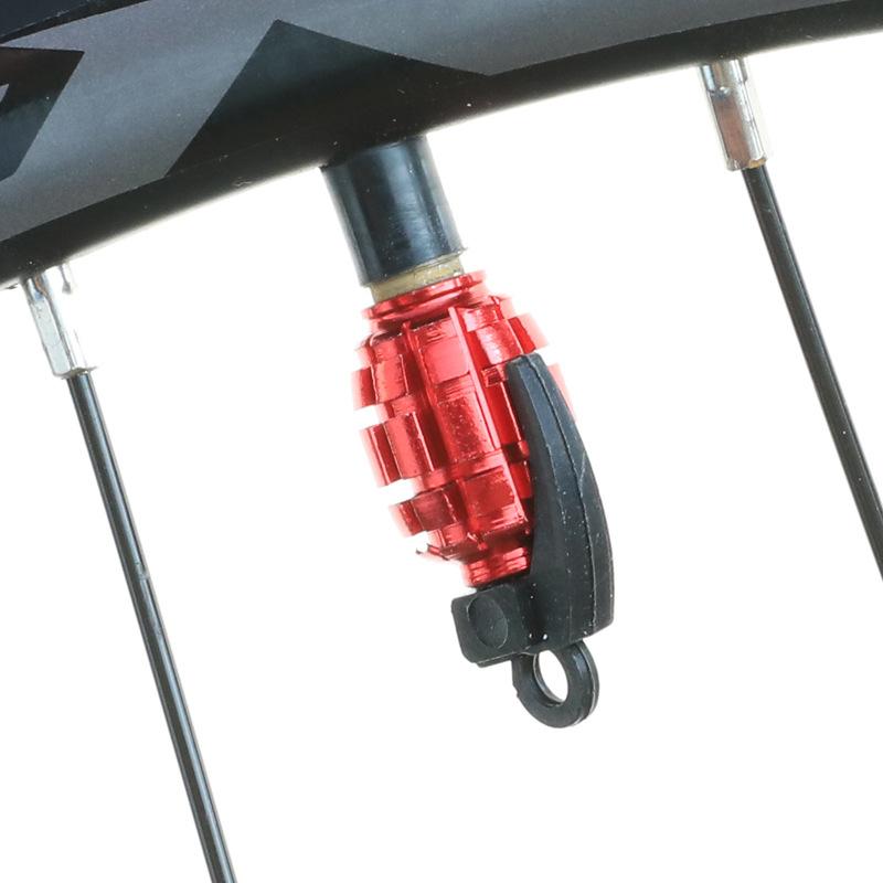 Grenade Tire Valve Cap Dust Cover Aluminum Car Tire Valve Stem Cover Air Dust Cap Tire Valve Truck Bike Wheel Rim Valve Stem Cap