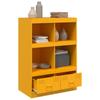 Highboard Mustard Yellow 67 x 39 x 95 cm Steel